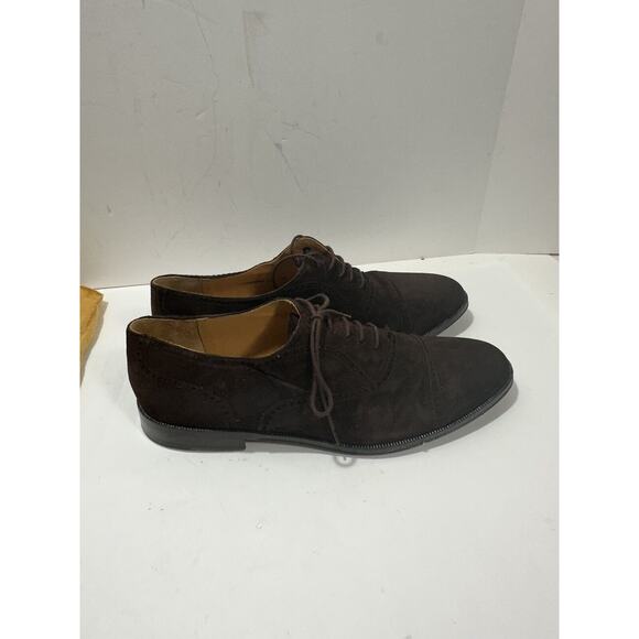 Mezlan Ravenna Brown Suede Oxford Dress Shoes US 10‎ M Made In Spain Luxurious main image 6
